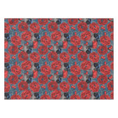 牡丹とレンチ テーブルクロス (正面(横))