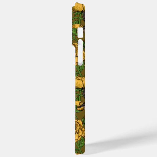 牡丹とレンチ Case-Mate iPhoneケース (裏面 / 左)