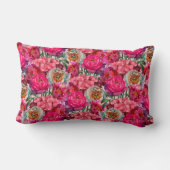 牡丹と紫陽花 ランバークッション (裏面)