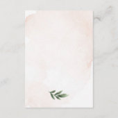 牡丹と金ゴールド花詳細 エンクロージャーカード (裏面)