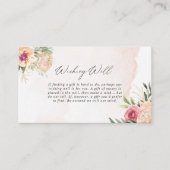 牡丹と金箔の花が願う エンクロージャーカード (正面)