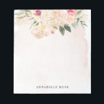 牡丹と金箔開花 ノートパッド<br><div class="desc">このカスタマイズ可能なカスタマイズ可能なパーソナライズされたノート帳は、水色の背景に緑の葉を持つ鮮やかなピンクと金ゴールドの牡丹の花を特徴とする。レイアウト、フォント、文字サイズの変更など、このデザインの高度なカスタマイズを行うには、上クリックの「」ボタカスタマイズンを使用してください。なお、金ゴールド箔は印刷効果であり、物理箔ではない。何か連絡質問がございましたら</div>