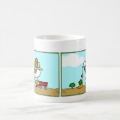 牡丹とCo. Boonyニンジン入りマグ コーヒーマグカップ (中央)