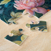 牡丹とGrの庭で夜のトンボ ジグソーパズル (側面)