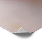 牡丹のクローズアップ ポスター (角)