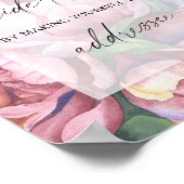 牡丹のバラ救済-花嫁のア忙しドレスのポスター ポスター (角)