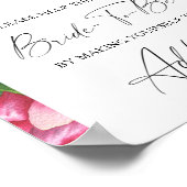 牡丹のバラ救済-花嫁のア忙しドレスのポスター ポスター (角)