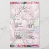 牡丹のバラ – あなたの財布ゲームの中に何がある (正面)