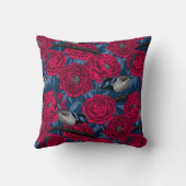 牡丹の中のレンチ クッション (裏面)