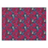 牡丹の中のレンチ テーブルクロス (正面(横))