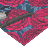 牡丹の中のレンチ テーブルクロス (アングル)