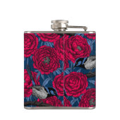 牡丹の中のレンチ フラスク (裏面)