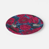 牡丹の中のレンチ ペーパープレート (アングル)