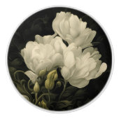 牡丹の勉強 セラミックノブ (正面)