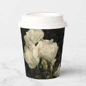 牡丹の勉強 紙コップ (正面)