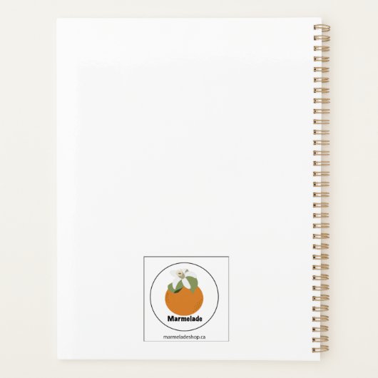 牡丹の妖精の家手帳 プランナー手帳 (裏面)