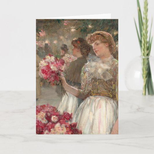 牡丹の少女 | チルド・ハサム カード (正面)