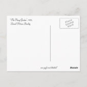 牡丹の庭 ポストカード (裏面)