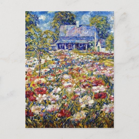 牡丹の庭 ポストカード (正面)