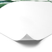 牡丹の植物性プリントオリジナルバイルドート ポスター (角)