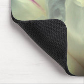 牡丹の白い花 マウスパッド (コーナー)