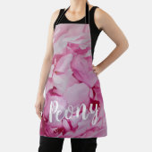 牡丹の花と庭園愛好家のためのバラ エプロン (インサイチュ)