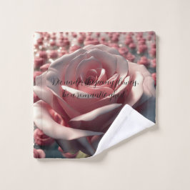 牡丹の花の下で死ぬ、ロマンチックな幽霊 ウォッシュタオル