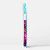 牡丹の花の低木、モダン絵画、カの油 Case-Mate iPhoneケース (裏面 / 右)
