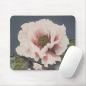 牡丹の花の美しいフォトメカニカルプリント マウスパッド (マウス)