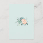 牡丹の花は結婚肉汁を吸う エンクロージャーカード (裏面)