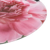 牡丹の花束クローズアップ：ピンクレッド カッティングボード (角)