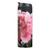 牡丹の花束クローズアップ:ピンクレッド タンブラー (回転右)