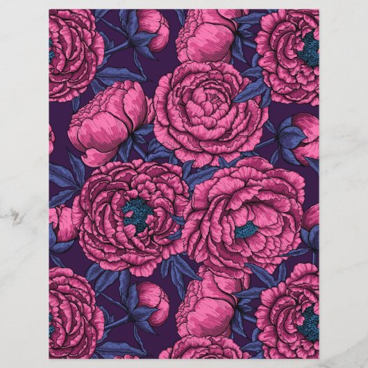 牡丹の花束 (裏面)