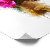 牡丹の花束 ポスター (角)