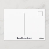 牡丹の花牡丹ガーデナーアートピンク ポストカード (裏面)