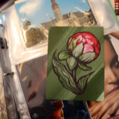 牡丹の花牡丹ガーデナーアートピンク ポストカード