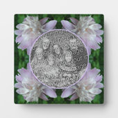 牡丹の花自然自分の写真を作成 フォトプラーク (正面)