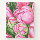 牡丹の花90th誕生日パーティー ノートブック (裏面)