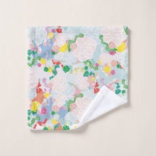 牡丹の花 ウォッシュタオル