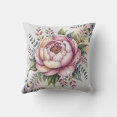 牡丹の花 クッション (裏面)