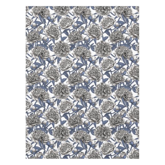 牡丹の花 テーブルクロス (正面)