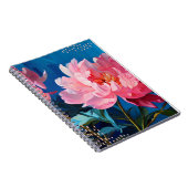 牡丹の花 | ノートブックのジャーナル ノートブック (右側)