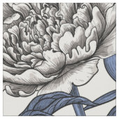 牡丹の花 ファブリック (クローズアップ)