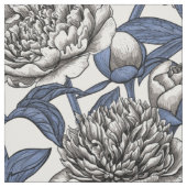 牡丹の花 ファブリック (見本)
