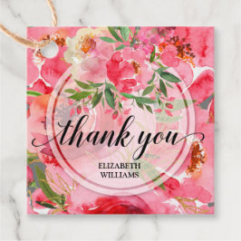 牡丹の花 フェイバータグ