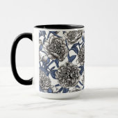 牡丹の花 マグカップ (左)
