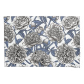 牡丹の花 枕カバー (正面左)