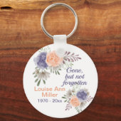 牡丹の記念碑は消え忘れた キーホルダー (正面)