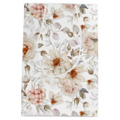 牡丹の開花 ミディアムペーパーバッグ (裏面)