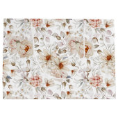 牡丹の開花 ラージペーパーバッグ (裏面)